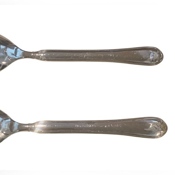 Regal Silver Hong Kong Silver Plated Serving Set Salad 2 Pc Shiny Spoon & Fork - Picture 13 of 14